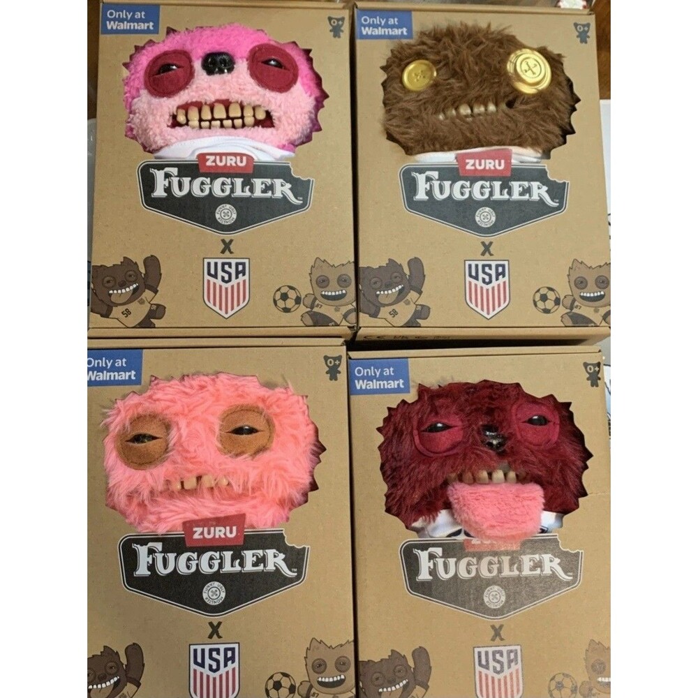Fuggler US Soccer FIFA World Cup Plush COMPLETE SET!
